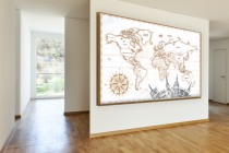 Tablica korkowa mapa świata 41096 Naklejkomania - zdjecie 3 - miniatura