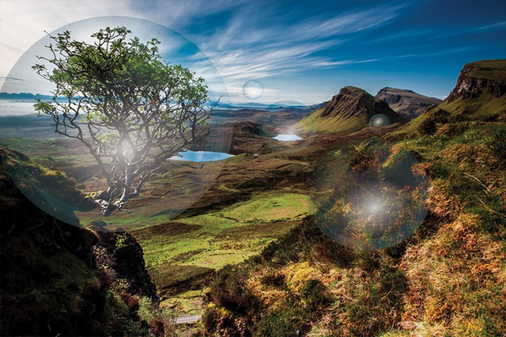 Fototapeta na ścianę tapeta na fizelinie do salonu Zaklęty pejzaż 10140 - zdjęcie 2