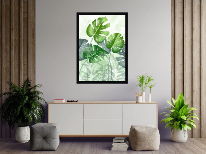 Plakat monstera liście 61156 - zdjęcie 2