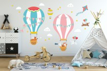 Naklejka ścienna dla dzieci -  balony, niebo 9701 Naklejkomania - zdjecie 1 - miniatura