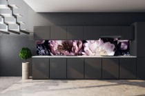 Panel szklany do kuchni  14602 kwiaty Naklejkomania - zdjecie 1 - miniatura