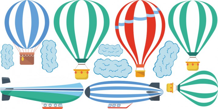 Naklejka ścienna dla dzieci -  balony 1120 - zdjęcie 2