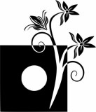 Naklejka pod kontakt włącznik- Kwiaty 5 Naklejkomania - zdjecie 1 - miniatura