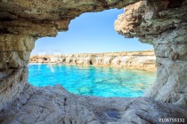 Beautiful cliffs and arches in Aiya Napa, Cyprus Naklejkomania - zdjecie 1 - miniatura