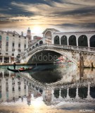 Venice with Rialto bridge in Italy Naklejkomania - zdjecie 1 - miniatura