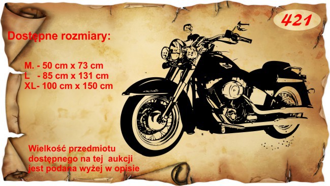 Naklejka dekoracyjna na ścianę, motor 421 - zdjęcie 2