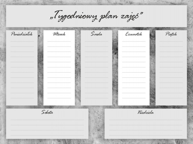 Planer tygodniowy, tablica magnetyczna na lodówkę 4511 - zdjęcie 3