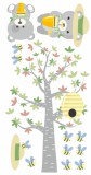 Naklejka ścienna dla dzieci -  misie, drzewo 7055 Naklejkomania - zdjecie 3 - miniatura