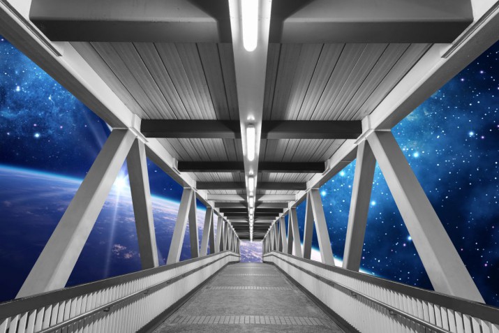 Fototapeta na ścianę tapeta na fizelinie do salonu Most 3D 10622 - zdjęcie 2