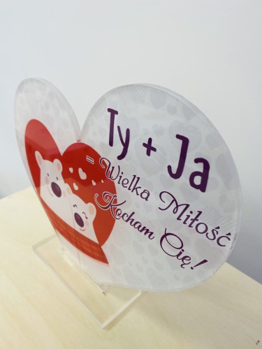 Statuetka serce Walentynki Dzień Zakochanych Miłość serce 8 - zdjęcie 4
