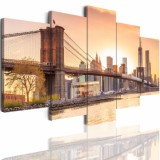 Obrazy 5 częściowe- Miasto Nowy York Most 512 Naklejkomania - zdjecie 1 - miniatura