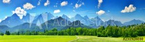 Panorama of summer mountains Naklejkomania - zdjecie 1 - miniatura