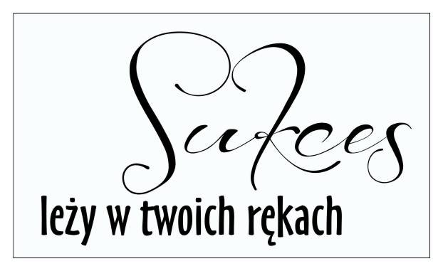 644Naklejki na ścianę z motywacyjnym napisem  Sukces leży w twoich rękach - zdjęcie 2