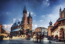Cracow / Krakow town hall in Poland, Europe Naklejkomania - zdjecie 1 - miniatura