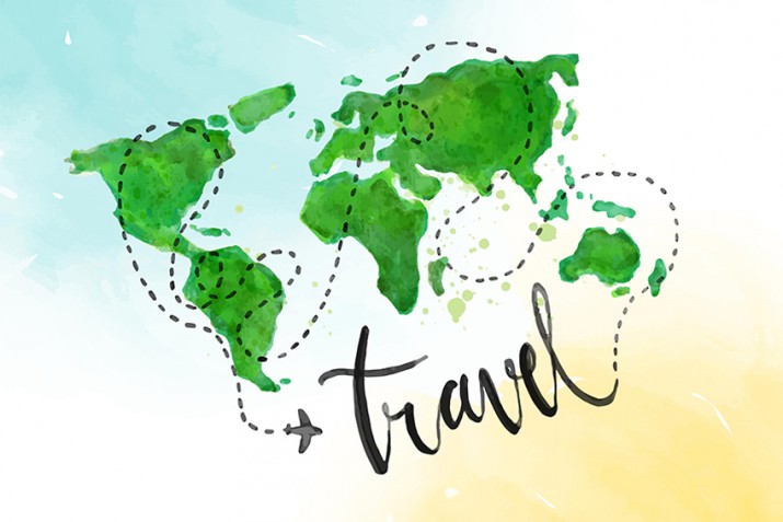 Fototapety Fotatapeta na ścianę  mapa świata 41065 travel - zdjęcie 2