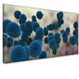 Obraz na ścianę do sypialni salonu niebieskie kwiaty  41235 Naklejkomania - zdjecie 1 - miniatura
