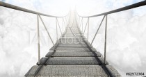 Rope Bridge Above The Clouds Naklejkomania - zdjecie 1 - miniatura