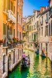 Gondola on canal in Venice, Italy Naklejkomania - zdjecie 1 - miniatura