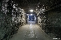 Underground mine tunnel Naklejkomania - zdjecie 1 - miniatura