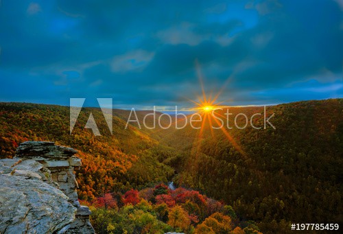 West Virginia sunset in Fall - zdjęcie 1