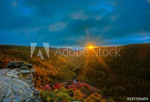West Virginia sunset in Fall Naklejkomania - zdjecie 1 - miniatura