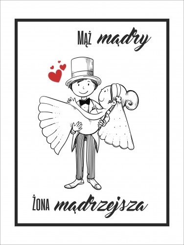 Plakat w ramie ślub miłość AGX2 - zdjęcie 3