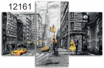 Tryptyk do salonu - Obraz, Nowy Jork 12161 Naklejkomania - zdjecie 1 - miniatura