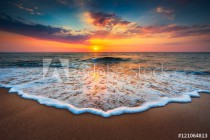 Beautiful sunrise over the sea Naklejkomania - zdjecie 1 - miniatura