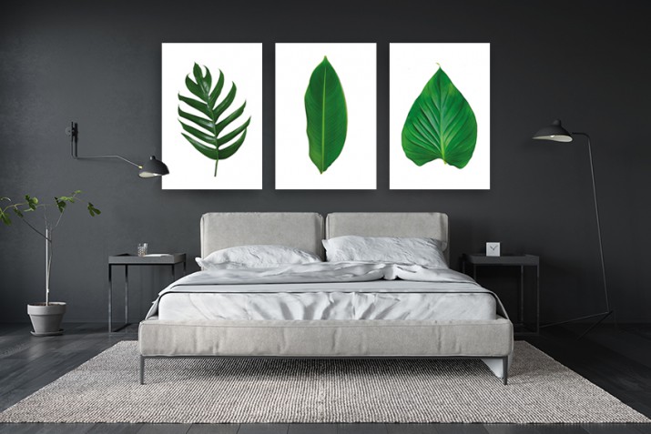 Obrazy na ścianę do salonu  sypialni 41219 liście monstera - zdjęcie 3