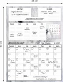 Planer z Kalendarzem  na lodówkę 4581 Naklejkomania - zdjecie 2 - miniatura