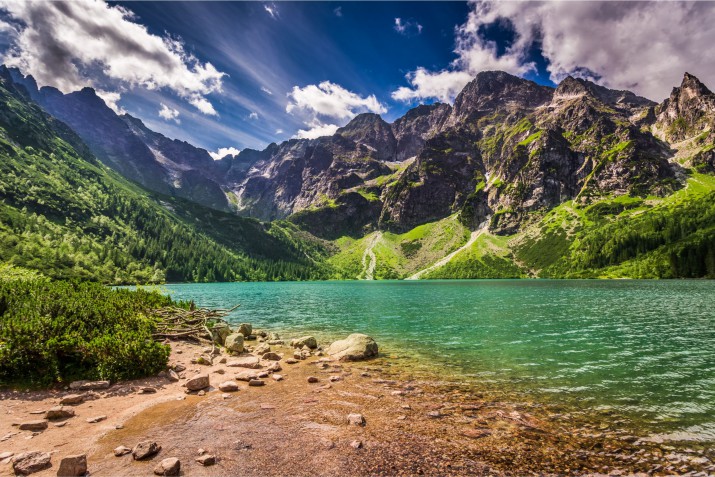 Fototapety Fotatapeta na ścianę _108008134 góry morskie oko - zdjęcie 2