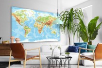 Tablice korkowe z mapą świata 41150 Naklejkomania - zdjecie 2 - miniatura