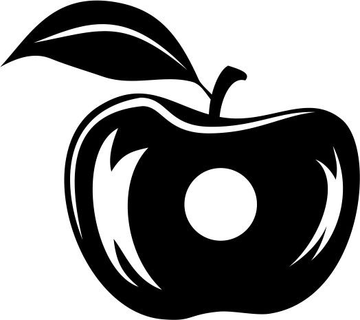 Naklejka pod kontakt włącznik- Jabłko 1543 Naklejkomania - zdjecie 1
