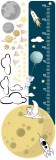 Naklejka ścienna dla dzieci -  miarka wzrostu księżyc kosmos 41517 Naklejkomania - zdjecie 1 - miniatura