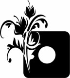 Naklejka pod kontakt włącznik- Kwiaty 69 Naklejkomania - zdjecie 1 - miniatura