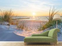 Tapeta samoprzylepna na ścianę zachód słońca na plaży 187215633 Naklejkomania - zdjecie 1 - miniatura