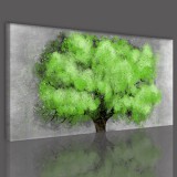 Obraz na ścianę do sypialni salonu zielone drzewo 41292 Naklejkomania - zdjecie 2 - miniatura
