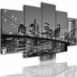 Obraz 5-częściowy-  Miasto Nowy York Most 519 Naklejkomania - zdjecie 1 - miniatura
