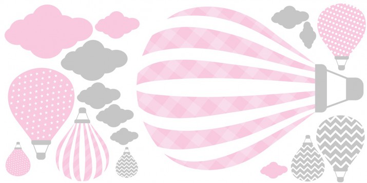 Naklejka ścienna dla dzieci -  balony 1404 - zdjęcie 2
