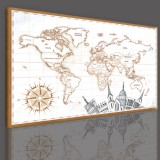 Tablica korkowa mapa świata 41096 Naklejkomania - zdjecie 2 - miniatura