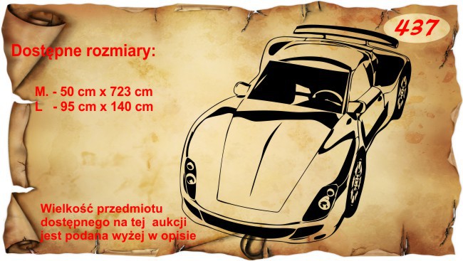 Naklejka dekoracyjna na ścianę, auta  437 - zdjęcie 2