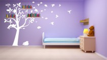 Naklejki na ścianę ścienne na ściany naklejka dekoracyjna ścienna naklejka dla dzieci, drzewo 228 Naklejkomania - zdjecie 2 - miniatura