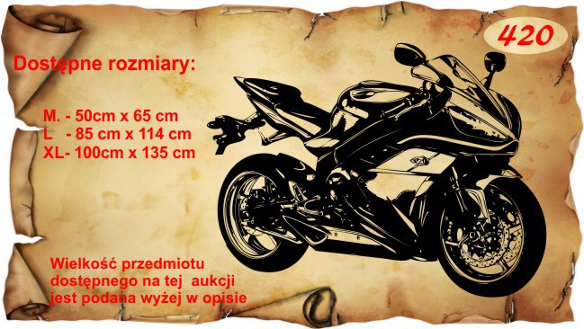 Naklejka dekoracyjna na ścianę, motor 420 - zdjęcie 2