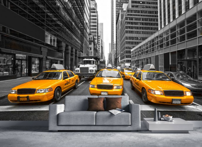 Fototapety Fotapeta na ścianę  Nowy Jork, żółta taxi 42508153