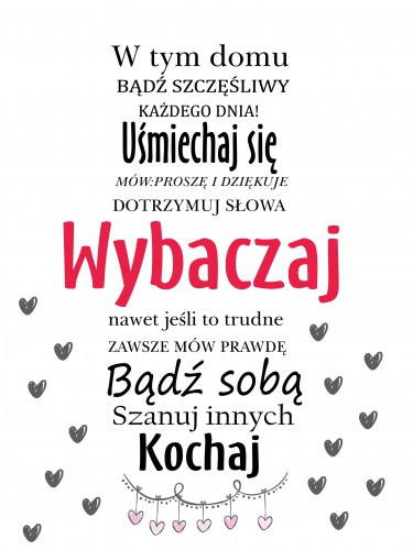 Tabliczki drewniane 60025 W tym domu... - zdjęcie 2