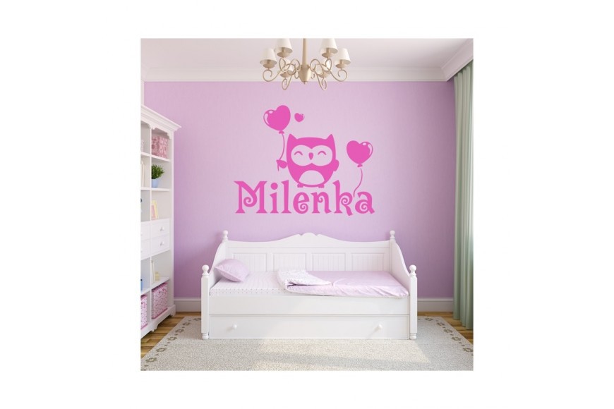 Dziecięcy pokój - imiona na ścianę