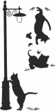 Naklejka dekoracyjna koty, kotki 810 Naklejkomania - zdjecie 2 - miniatura