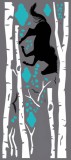 Naklejka ścienna dla dzieci-  brzozy, las 7143 Naklejkomania - zdjecie 2 - miniatura