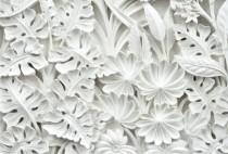 Fototapeta na ścianę tapeta na fizelinie do salonu sypialni biura 3D Kwiaty, tekstura 9073 Naklejkomania - zdjecie 3 - miniatura