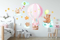 Naklejki dla dzieci - bajka, gwiazdki, balon, jednorożec15049 Naklejkomania - zdjecie 1 - miniatura